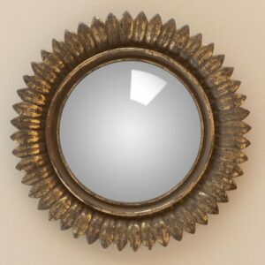 Specchio convesso oro antico