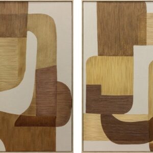 Set 2 quadri senape 90*120